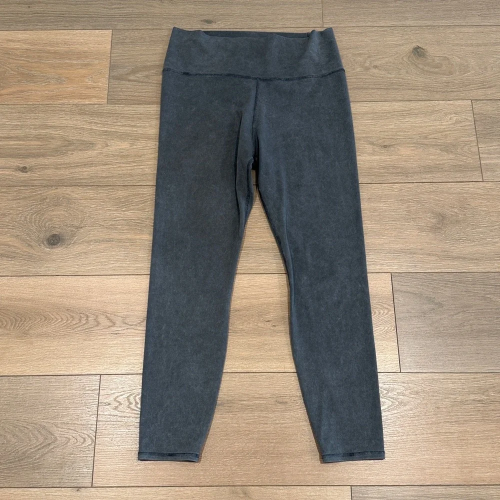 VUORI Washed Charcoal Studio‎ Legging Active High Rise Workout Gym Yoga Size XL